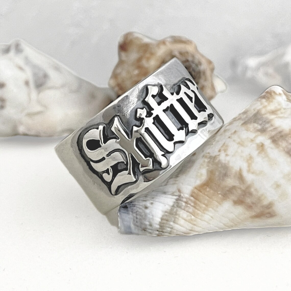 12MM Men' Gothic Rings Persona - Wedding Zone ulasan dan harga