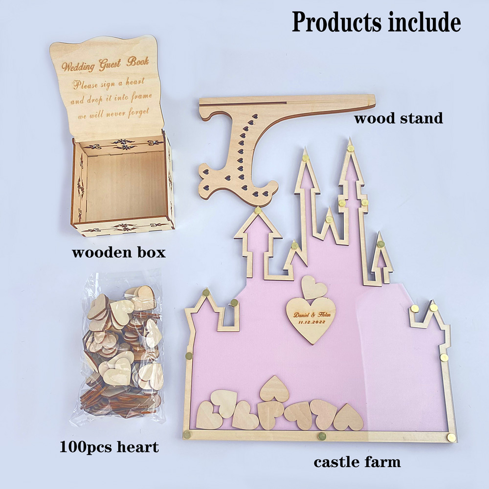 Personalized  Castle Guest Boo - Wedding Favor Box ulasan dan harga