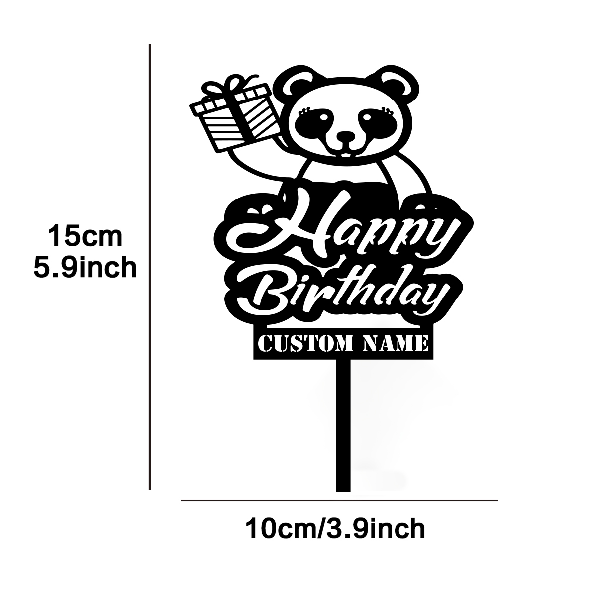 1PC Cute Happy birthday wishes - Wedding Cake Supply ulasan dan harga