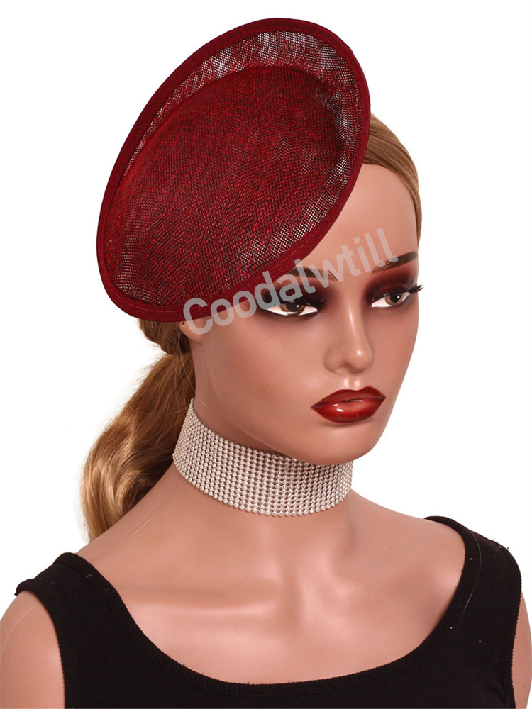 20CM Fascinator Base Hat Hair  - Wedding Supply Store ulasan dan harga
