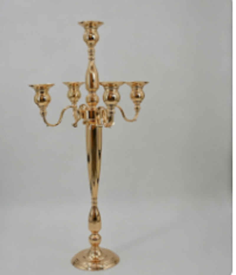 10pcs Gold Metal Candelabra 5- - Wedding Party Supply Store ulasan dan harga