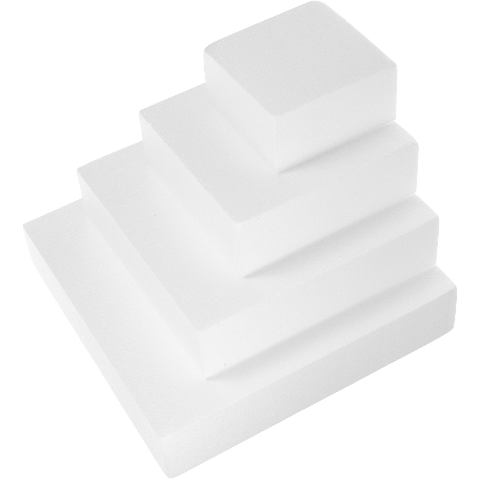 4Pcs Cake Dummy White DIY Deco - Wedding Cake Supply ulasan dan harga